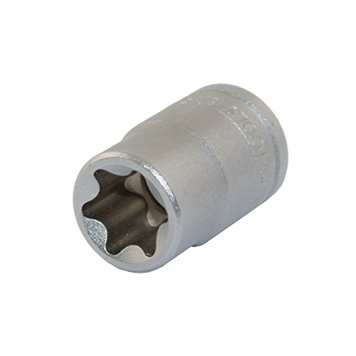 Teng Tools 10 Piece 1/4 Inch & 3/8 Inch Drive Tx-E Socket Set (E4 - E18) With Clip Rail - M3814 #TOP1