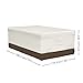 Amazon Basics Outdoor Patio Dining Table Cover, Waterproof, Anti-UV, Durable, Beige/Tan, 75