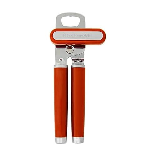 Image of KitchenAid Classic Multifunction Can Opener / Bottle Opener, 8.34-Inch, Hot Sauce