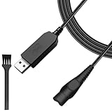 15V HQ8505 Charger for Philips Multigroom 5000 7000 Series MG5750 MG7720 MG7750 MG7770 MG7790 MG7791, Bodygroom 5000 7000 Series BG5020 BG5025 BG7025 BG7030 BG7040 Shaver Charger, Replacement Philips Razor & Trimmer Cable