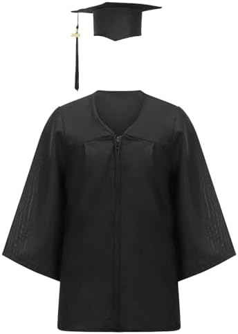 Kids Graduation Cap and Gown 2026 Kindergarten Set Homeschool Boys Girls Toddler Academic Bachelor Costume — view 3