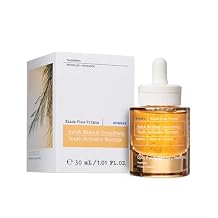 مصل KORRES Black Pine Primus 6x Hyaluronic Complex، جل مائي خفيف الوزن لتنعيم التجاعيد، ترطيب نباتي للوجه والرقبة مع مستخلص براعم الصنوبر، 1.01 أونصة
