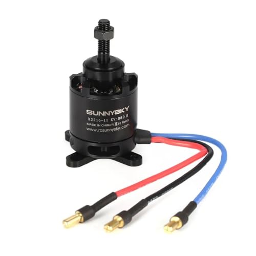 Moteur sans balais série x2216 (arbre plat/arbre de sortie arrière) 880kv / 1100kv / 1250kv / 1400kv / 2400kv pour drone à voilure fixe rc (1PC X2216 1250KV)