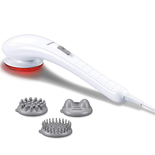 Beurer Deep Tissue Massager | Handheld Massager | Neck And Back Massager With Heat | 3 Interchangeable Attachments | Soothing Vibration Massage, Mg21 #TOP10