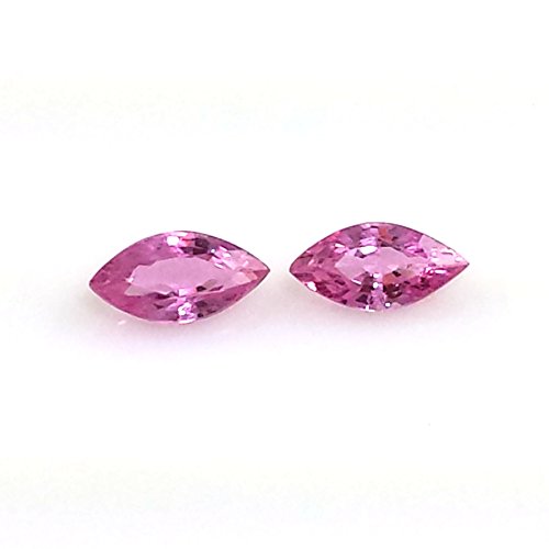 Zircone cubique rose marquise AAA pour remplacer une pierre perdue