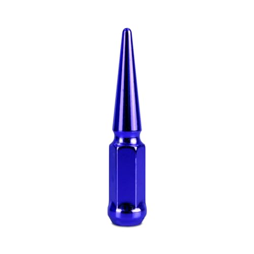 Image of Mishimoto Spiked Lug Nuts, M12x1.5, 24-PC Set, Blue
