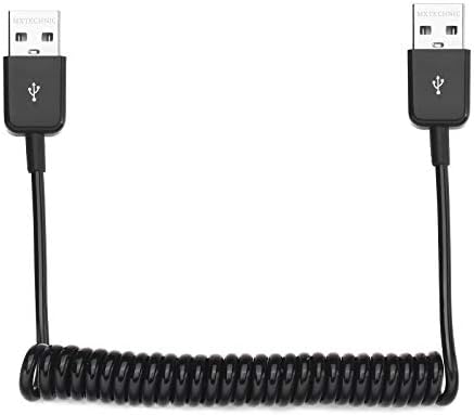 Micro USB Data Cable 90 Degree Left Right Angle Short USB Cable 5.9 inch for Syncing Charging Telphones,GPS,External Hard Drives