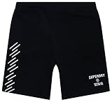 Superdry Herren Code Core Sport Shorts, schwarz, Mittel