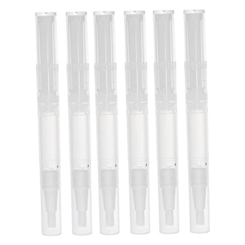 Angoily 6pezzi Pennine Per Olio Per Cuticole Trasparenti Realizzate in Pp Resistenti Non Si Danneggiano Facilmente Confezione Sigillata Perdite Piccole e Leggere Adatte Viaggi Uso