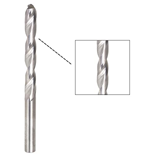 Image of kimllier 1 /4 Inch Carbide Square End Mill, 4 Flute CNC Spiral Router Bit, Helix Carbide End Mill for Alloy Steels /Hardened Steels