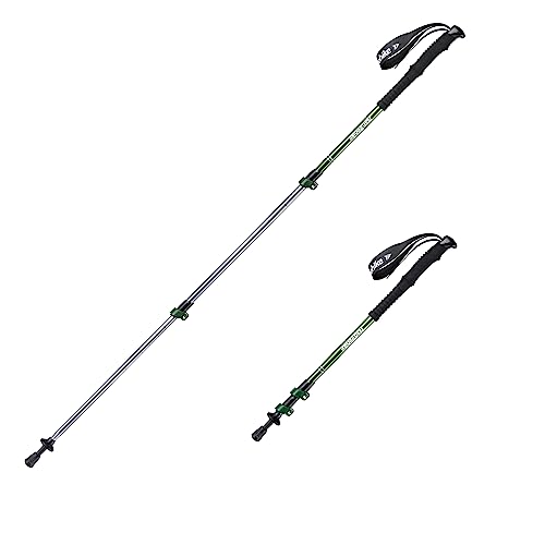 Naturehike Ultraleichte Walking Stöcke Damen und Herren Wanderstöcke 61-135cm Faltbar Aluminium Stöcke Trekkingstöcke (1pcs)