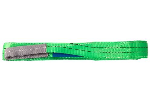 HEFFA Élingue de Levage Sangle Textile avec Boucles renforcées 4 m 60 mm 2 tonnes capacité de Charge Polyester PES Haute résistance Coefficient de sécurité 7:1 Norme en 1492-1 pour manutention – vue 6