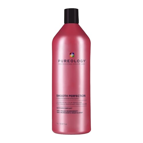 Image of Pureology | Smooth Perfection | Smoothing Conditioner, For Frizz-Prone, Colour Treated Hair, Vegan Formulas, Sulphate Free, 1000ml