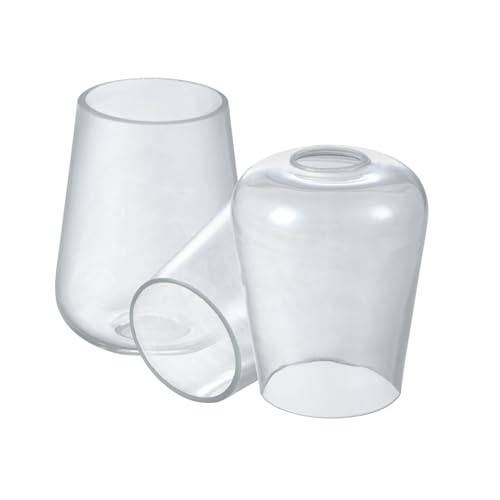 Image of Aspen Creative 23655-60-3,Clear Wine Cup Glass Shade For Lighting Fixture.Size:4-3 /4 inchD x 6-1 /8 inchH,Center Hole:43mm. Set of 3.