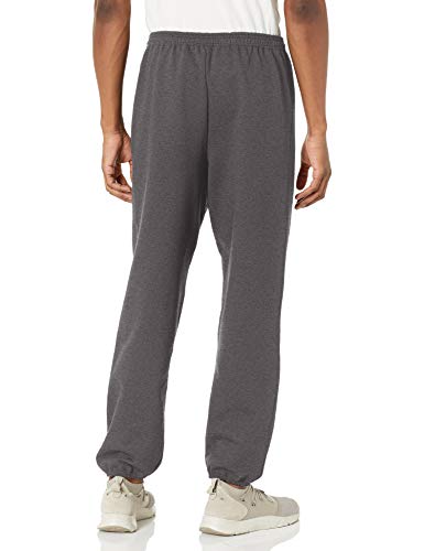 Hanes Men's EcoSmart Non-Pocket Sweatpant, Charcoal Heather, XX-Large