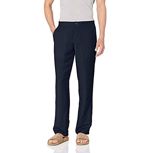 FORUU Mens Pants Casual,2020 Autumn Winter New Loose Comfy Handsome Trousers Plus Size Fashion Trendy Drawstring Joggers Elastic Waistband Long Dress Pants for Dailywear Party Wedding Boyfriend Gift