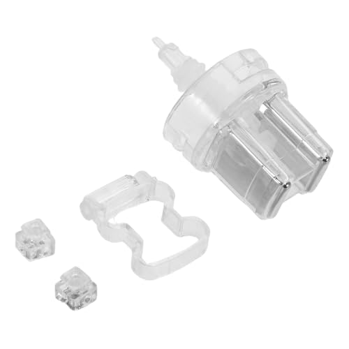 Cabilock Cartucho de sin Aguja para Dispositivo Facial de Hidratación Ems Repuesto para Instrumento de Belleza con Partes Consumibles Compatible con Máquina de Mesoterapia y Cuidado
