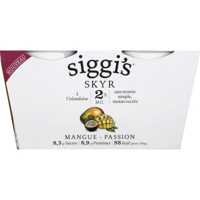 Siggi's Skyr 2% Mg Mangue Passion 2x140g