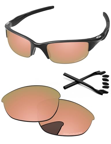 Image of Replacement Lenses & Rubber Kits for Oakley Half Jacket 2.0 OO9144 62mm - Precision Fit, UV Block, Impact Resistant
