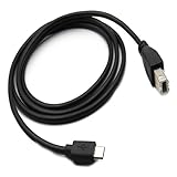 Câble de données d'imprimante USB vers USB B haute vitesse, parfait for connecter des imprimantes, des contrôleurs MIDI et des claviers