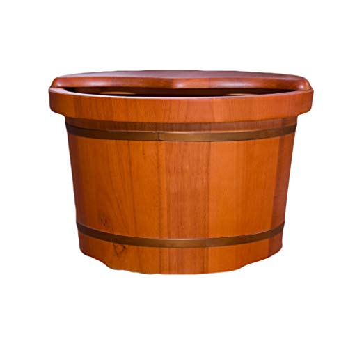 Spa de pies de madera de caucho para masaje miniatura 1