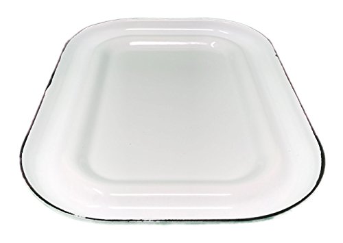 Your Heart's Delight White Enamelware Butter Dish, Multicolor #TOP3