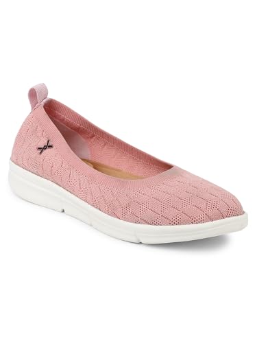 Image of Carlton London Women's Textured Knit Comfort Ballet Flats