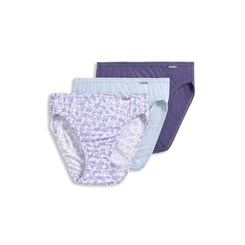Image of Jockey Women's Underwear Plus Size 100% Cotton Elance French Cut - 3 Pack