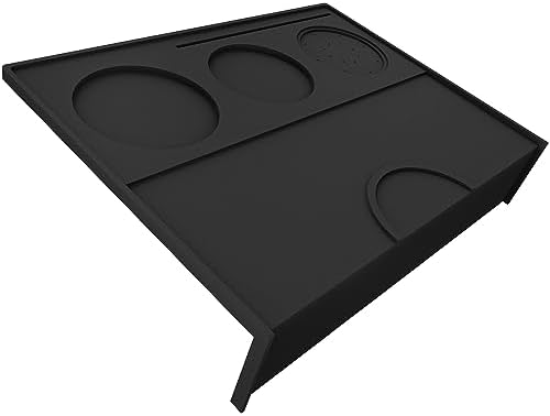 KYONANO Espresso Tamping Mat Coffee Tamper Mat Bla… KYONANO Espresso Tamping Mat Coffee Tamper Mat Bla…