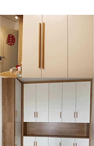 Manijas de madera maciza de 800mm para abrir puertas pesadas con comodidad 5
