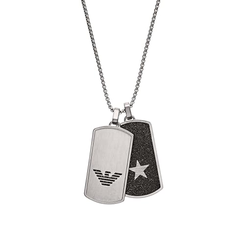 Image of Emporio Armani Stainless Steel Pendant or Chain Necklace for Men