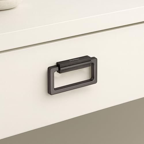 Image of Plantex Rajwadi Drawer Kadi /Drawer Handle /Kadi for Drawers /Pull-Push Kadi for Home /Office Cabinet - Pack of 1 (Satin Black)