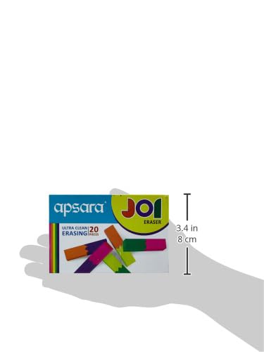 Image of Apsara Dual Neon Coloured Eraser, White