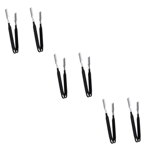 GRIRIW 3sets Non- Stainless Steel Sugar Tongs Ice Holder Tongs Mini Serving for Home 2pcs*3