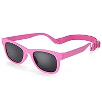Hifot Kids Sunglasses for Boys & Girls, UV Protection Polarized, Flexible Children Toddler Sunglasses Age 2-7