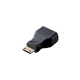 エレコム 変換アダプタ HDMI(タイプA)メス-HDMI mini(タイプC)オス ブラック AD-HDAC3BK エレコム 変換アダプタ HDMI(タイプA)メス-HDMI mini(タイプC)オス ブラック AD-HDAC3BK
