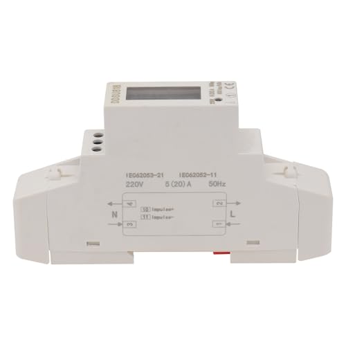 Medidor de energía monofásico ideal para controlar el consumo eléctrico interior en carril DIN