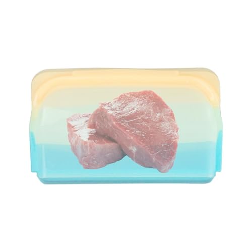 Bolsas de silicona reutilizables para sándwiches y almacenamiento de carne en refrigerador 7