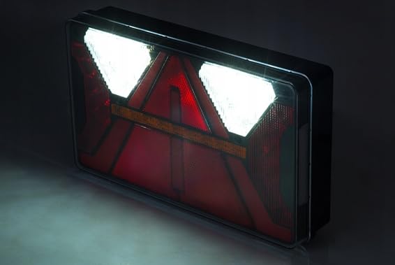 Lampa Tylna Zespolona LED Przyczepa Laweta, Para, 7 Funkcji