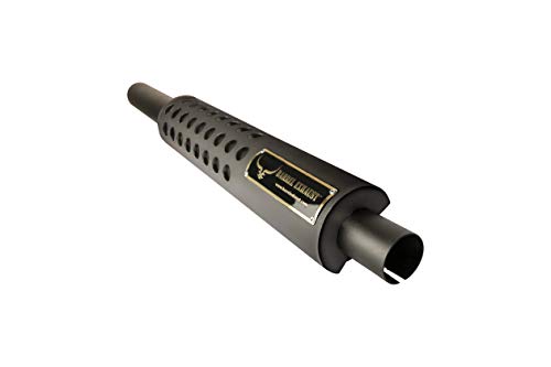 Image of Mild Steel Scud Bullet Silencer for Electra & Standard (Black)