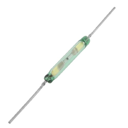 Aexit 10 Pcs Passive Components 10-15AT 18.5mm Glass Tube Length SPST N/O Inductors Reed Switches