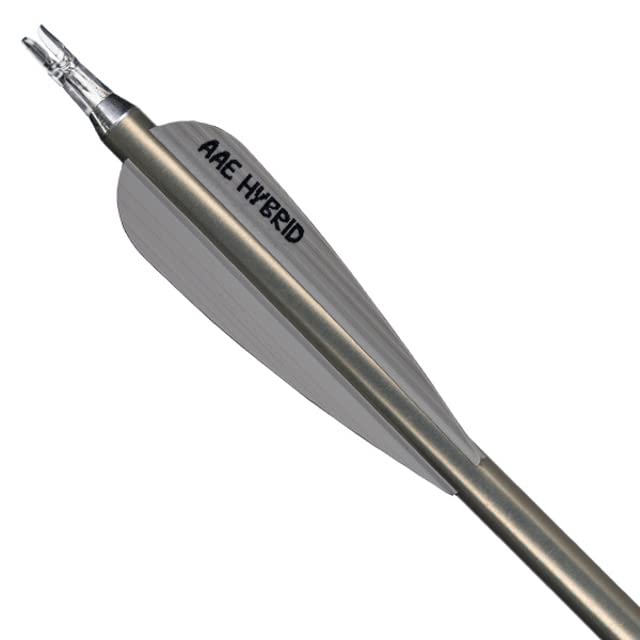 AAE Hybrid Lot de 100 ailettes améliore la précision des flèches 9,7 cm