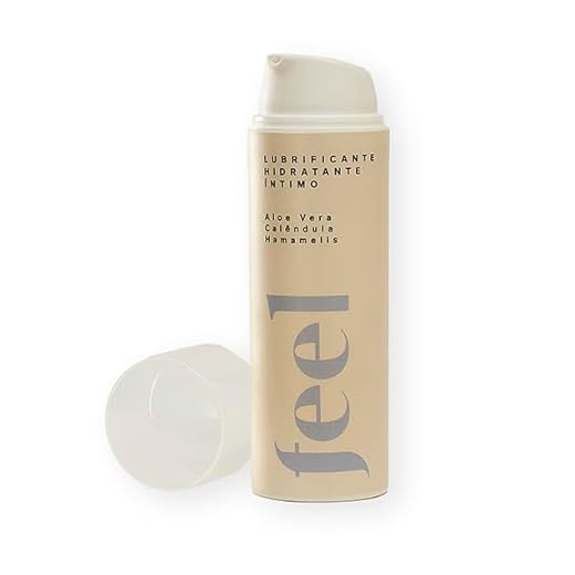 Lubrificante Hidratante Íntimo Feel 50ml A Base de Água Vegano Calêndula Aloe Vera Vitamina E