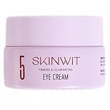 SKINWIT Anti Aging Augencreme - Reduziert Augenringe, Schwellungen und feine Linien - Straffende und feuchtigkeitsspendende Intensivbehandlung mit EGF, Retinol, Hyaluronsäure und Koffein - Hellt auf