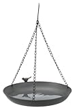 Trixie 55512 Vogeltränke/-Bad zum Aufhängen, Metall, 2.200 ml/ø 30 cm, grau