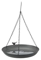 Trixie 55512 Vogeltränke/-Bad zum Aufhängen, Metall, 2.200 ml/ø 30 cm, grau