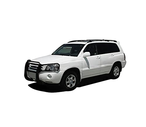 Image of Black Horse Grille Brush Bumper Guard Modular Black Compatible with 2001-2007 Toyota Highlander-17TL26MA