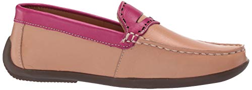 Image of Marc Joseph New York Kids' Genuine Leather Made in Brazil Driving Loafer with Penny Detail