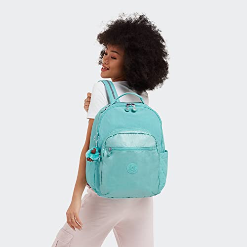 Image of Kipling Women's Seoul 15 inch Laptop Backpack, Durable, Roomy with Padded Shoulder Straps, Built-In Protective Sleeve