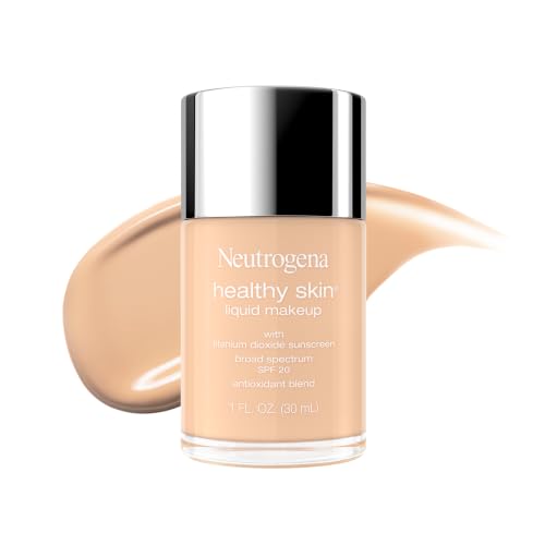 Neutrogena Healthy Skin Liquid Foundation Makeup with Broad Spectrum SPF 20 Sunscreen, Lightweight,...